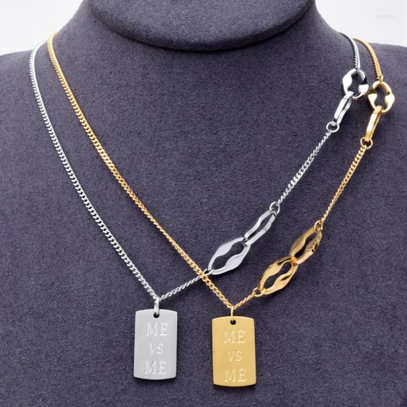 Chains 316L Stainless Steel Letter Square Pendant Charm Irregular Geometry Chain Choker Necklace For Women Fashion Fine Jewelry SAN787
Chains 316L Stainless Steel Letter Square Pendant Charm Irregular Geometry Chain Choker Necklace For Women Fashion Fine Jewelry SAN787