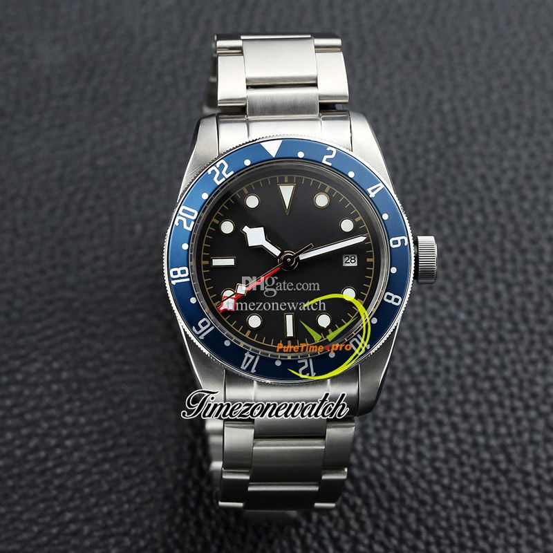 AMF 41mm GMT M79830RB 79830 Mens Watches A2813 Automatic Mens Watch M79833MN Black Dial Blue Bezel Stainless Steel Bracelet Gens Watches Timezonewatch ATD006, Atd-007
AMF 41mm GMT M79830RB 79830 Mens Watches A2813 Automatic Mens Watch M79833MN Black Dial Blue Bezel Stainless Steel Bracelet Gens Watches Timezonewatch ATD006, Atd-007
