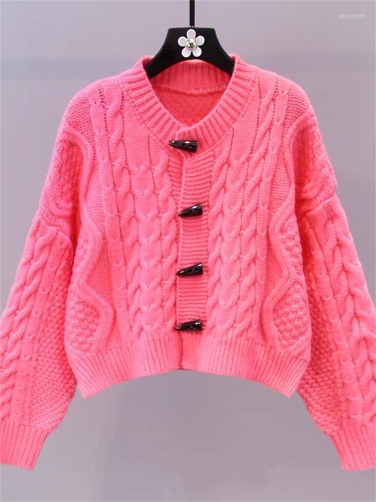Women's Knits Hsa Women Cardigan Large Lapel Horn Buckle Sweater Loose Single Breasted Preppy Style Japanese High Street Jumper Casual, Hfn22256 pink
Women's Knits Hsa Women Cardigan Large Lapel Horn Buckle Sweater Loose Single Breasted Preppy Style Japanese High Street Jumper Casual, Hfn22256 pink
