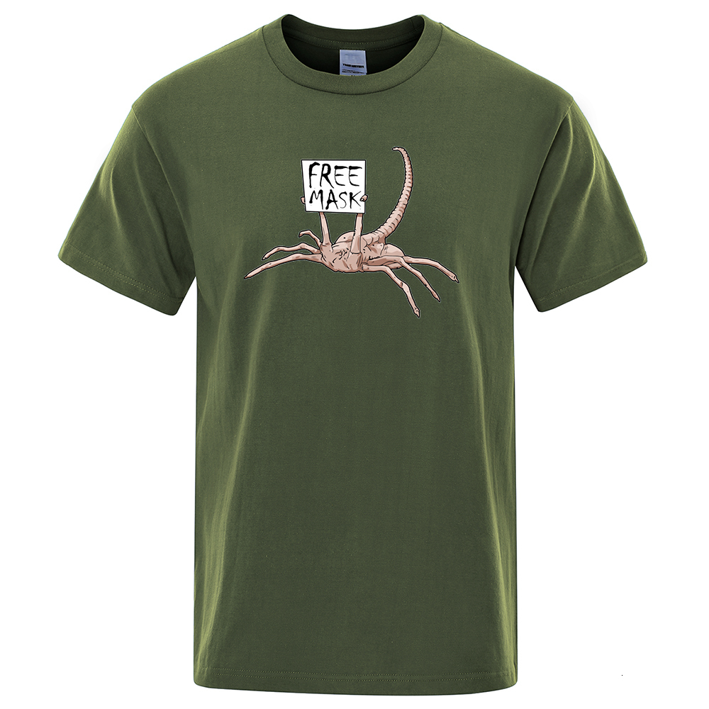 Mens TShirts Alien Free Mask Printed T Shirt Brand Short Sleeve Men T Shirts Punk Hip Hop TShirts Vintage Crew neck Tops Cartoon Streetwear 230413, Brown
Mens TShirts Alien Free Mask Printed T Shirt Brand Short Sleeve Men T Shirts Punk Hip Hop TShirts Vintage Crew neck Tops Cartoon Streetwear 230413, Brown