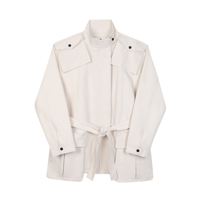 Men's Trench Coats Men Korean Casual Streetwear Fashion Belt Windbreak Coat Outerwear Net Celebrity Male Loose Commute Jacket Overcoat 230413Z