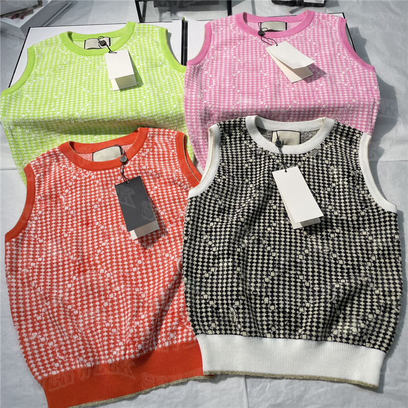 Jacquard Letter Knits Vest Top For Women Designer Summer Tanks Tops Woman Sports Knitted Vests, Black
Jacquard Letter Knits Vest Top For Women Designer Summer Tanks Tops Woman Sports Knitted Vests, Black