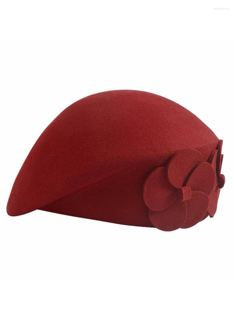 Berets Wool Felt Women Party Flower Formal Fedora Hat Banquet Grace Woolen Pillbox Cap Beautiful Fascinator, Black
Berets Wool Felt Women Party Flower Formal Fedora Hat Banquet Grace Woolen Pillbox Cap Beautiful Fascinator, Black