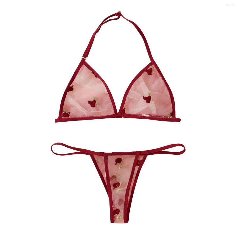Bras Sets Bra Sexy Fashion G-string Thong Sleepwear Underwear Lingerie Flower Lace Backless Vest Panties Lenceria Femenina, Red
Bras Sets Bra Sexy Fashion G-string Thong Sleepwear Underwear Lingerie Flower Lace Backless Vest Panties Lenceria Femenina, Red