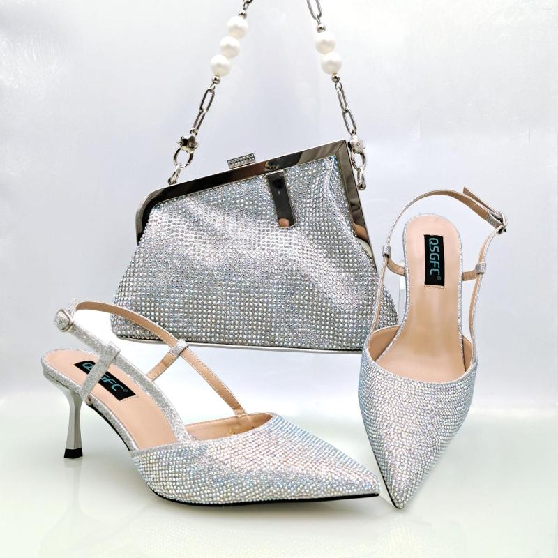 Dress Shoes Doershow African Fashion Italian And Bag Sets For Evening Party With Stones Silver Handbags Match Bags! HDA1-21, Black
Dress Shoes Doershow African Fashion Italian And Bag Sets For Evening Party With Stones Silver Handbags Match Bags! HDA1-21, Black
