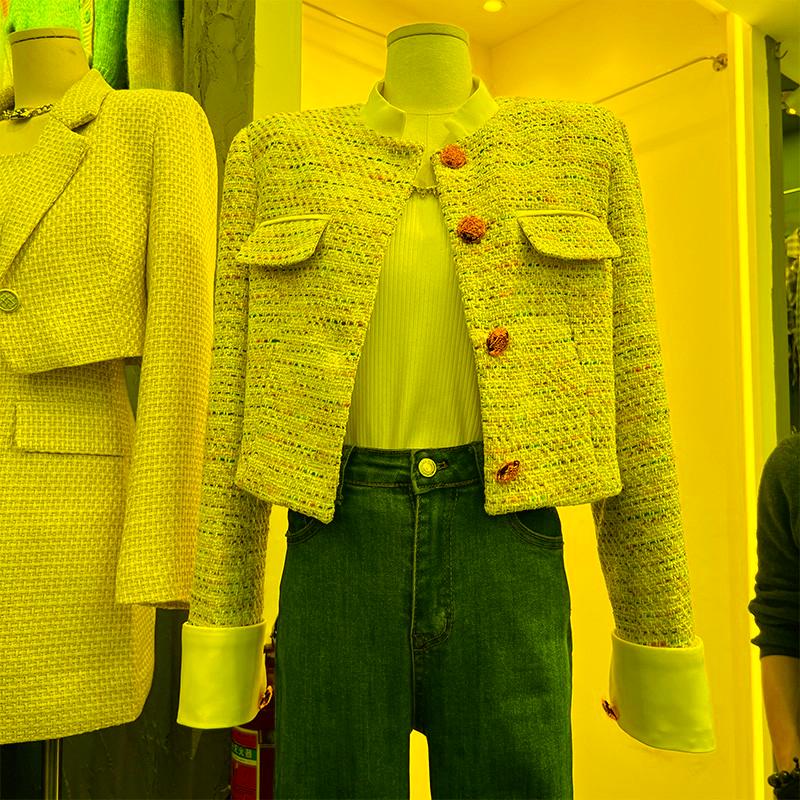 Women' Jackets Sweet Long Sleeve O Neck Crop Jacket For Women Spring Autumn Elegant Tweed Single Breasted Outwear Lady Chic TopWomen, Picture shown
Women' Jackets Sweet Long Sleeve O Neck Crop Jacket For Women Spring Autumn Elegant Tweed Single Breasted Outwear Lady Chic TopWomen, Picture shown