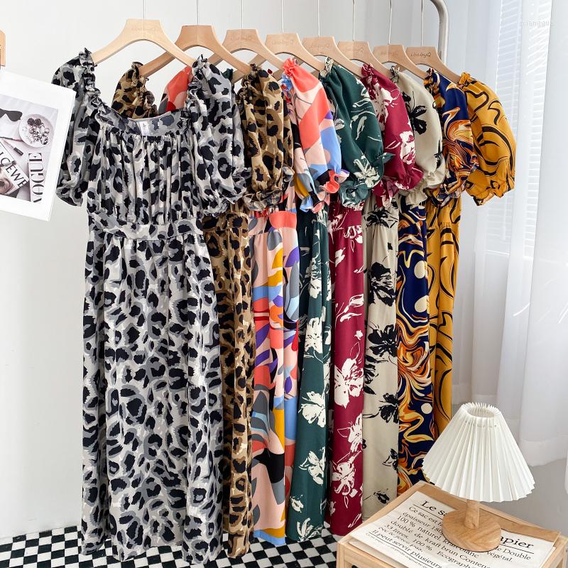 Party Dresses Short Sleeve Slim A-line Dress Fashion Summer Clothes For Women 2023 Leopard Print Ladies Vintage Robe Vestido Longo
Party Dresses Short Sleeve Slim A-line Dress Fashion Summer Clothes For Women 2023 Leopard Print Ladies Vintage Robe Vestido Longo