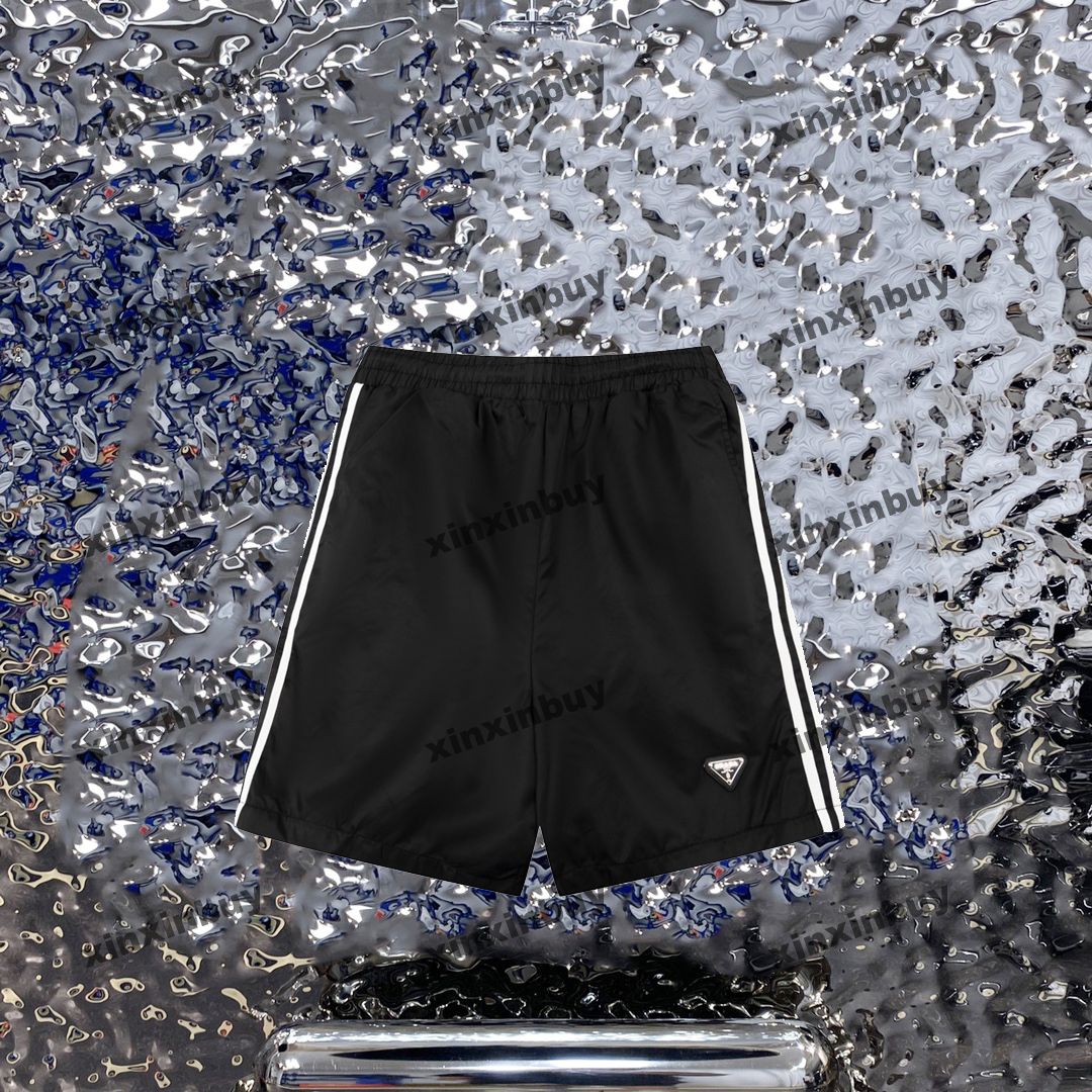 xinxinbuy Men women designer Shorts pant Nylon Metal Triangle Label side Ribbon Spring summer white black XS-2XL
xinxinbuy Men women designer Shorts pant Nylon Metal Triangle Label side Ribbon Spring summer white black XS-2XL