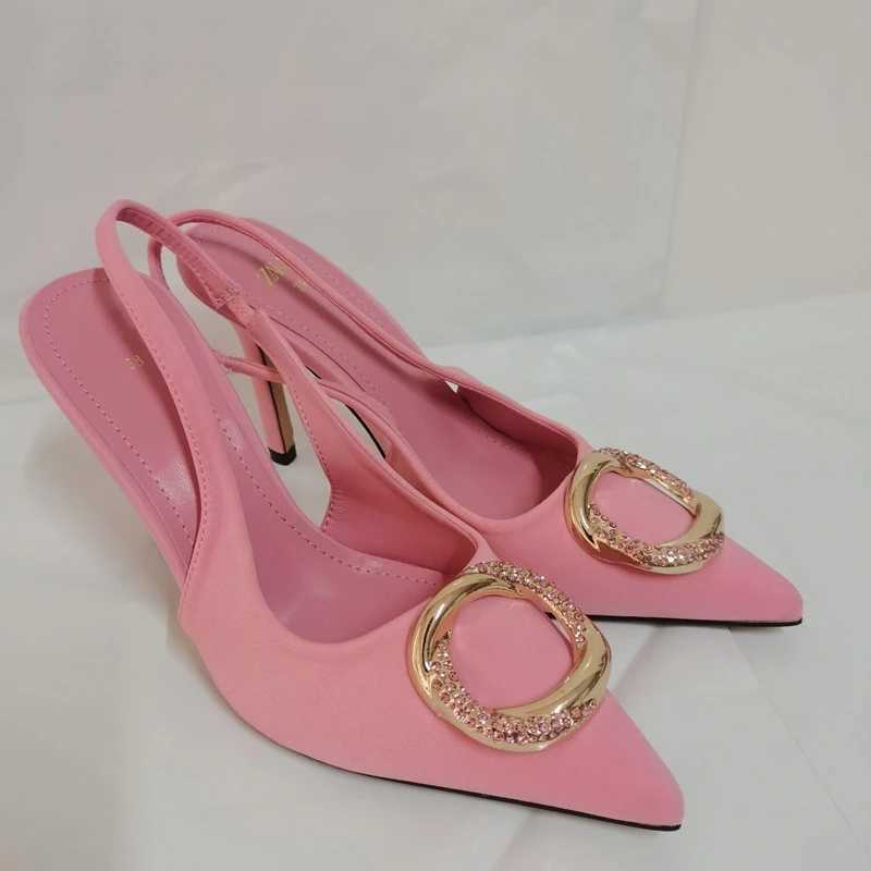 New Sandals Woman High Heels Women Summer Strappy Stiletto Slingback Pumps Office Lady Pointed Toe Shoes Female Party 230406
New Sandals Woman High Heels Women Summer Strappy Stiletto Slingback Pumps Office Lady Pointed Toe Shoes Female Party 230406