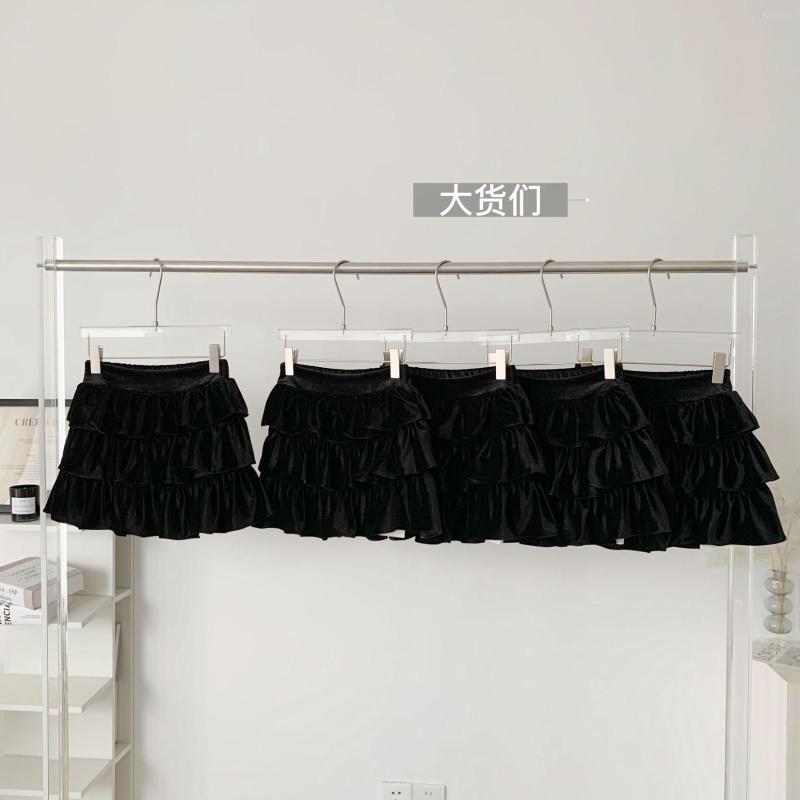 Skirts Cake Skirt For Woman Summer High Waist Versatile Small Velvet Puffy A-line Mini, Black
Skirts Cake Skirt For Woman Summer High Waist Versatile Small Velvet Puffy A-line Mini, Black