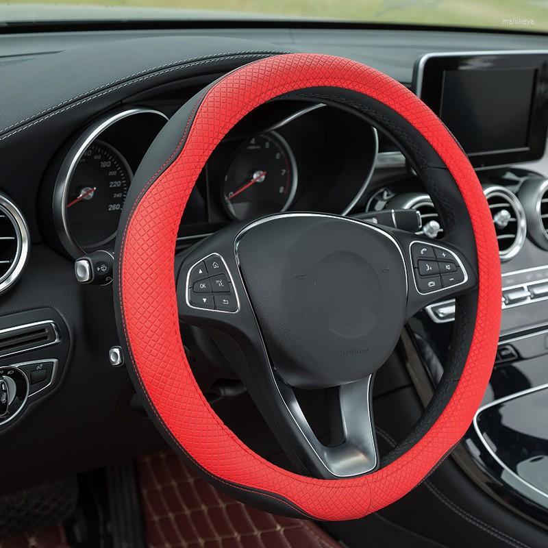 Steering Wheel Covers Leather Car Cover Wear-resistant Anti-slip 38cmsteering All-season Universal Interior Accessories
Steering Wheel Covers Leather Car Cover Wear-resistant Anti-slip 38cmsteering All-season Universal Interior Accessories