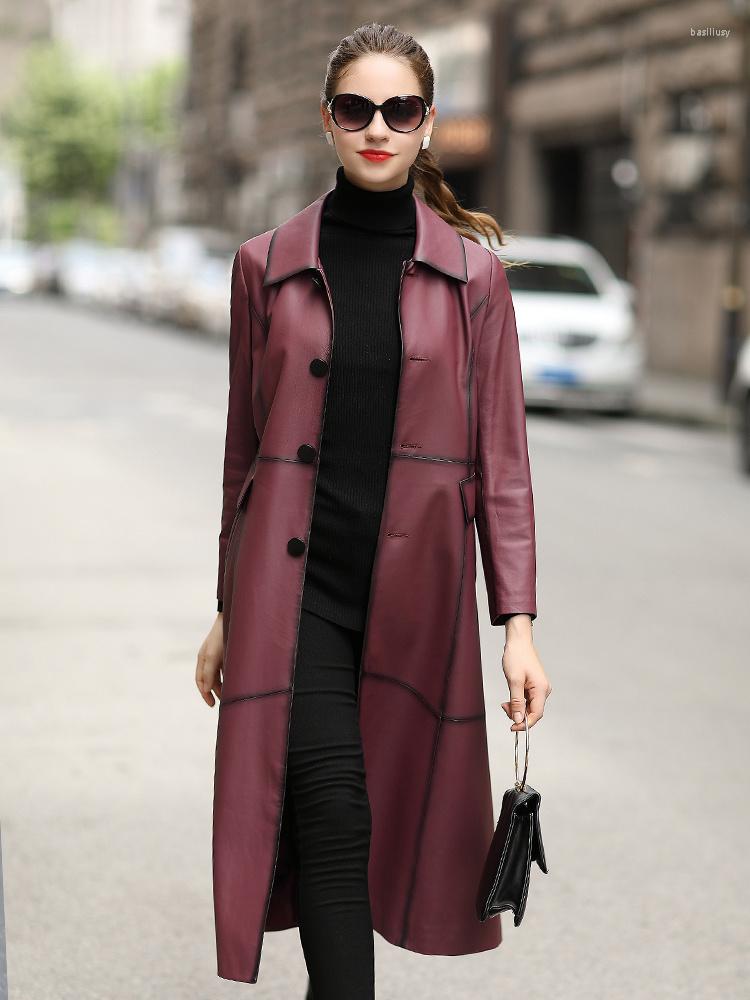Women's Leather Fashion High Quality Genuine Sheepskin Jackets Coat Female Autumn Korean Slim Jacket Women Chaqueta Zjt472 2023, Purple
Women's Leather Fashion High Quality Genuine Sheepskin Jackets Coat Female Autumn Korean Slim Jacket Women Chaqueta Zjt472 2023, Purple