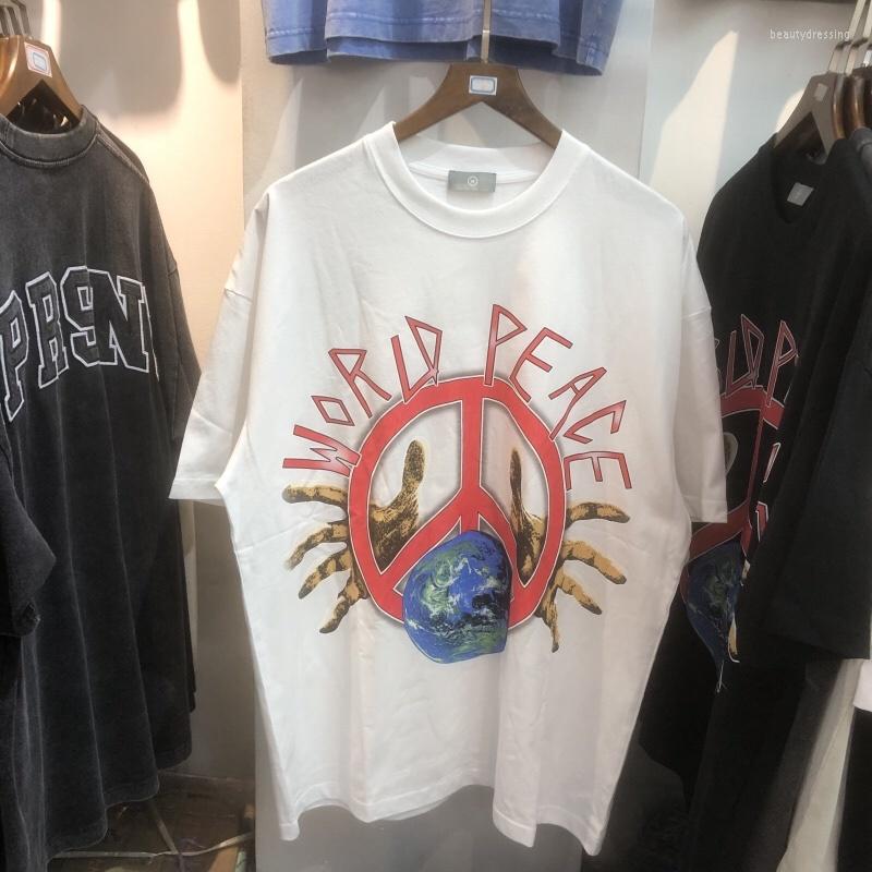 Men's T Shirts Fashion World Peace Shirt Men Arrival 2023 Women Globe Short Sleeves T-shirts Streetwear Tee
Men's T Shirts Fashion World Peace Shirt Men Arrival 2023 Women Globe Short Sleeves T-shirts Streetwear Tee
