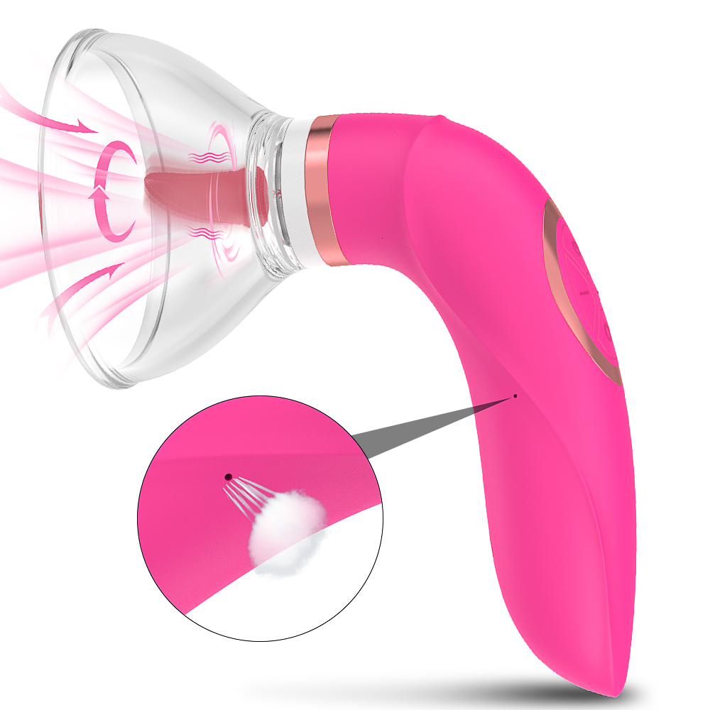 Vibrators Clitoral Sucker Vibrator Sex Toys for Women Sucking Licking Nipples Clit Stimulator for Quick Orgasm Tongue Toy for Adult Female 230413