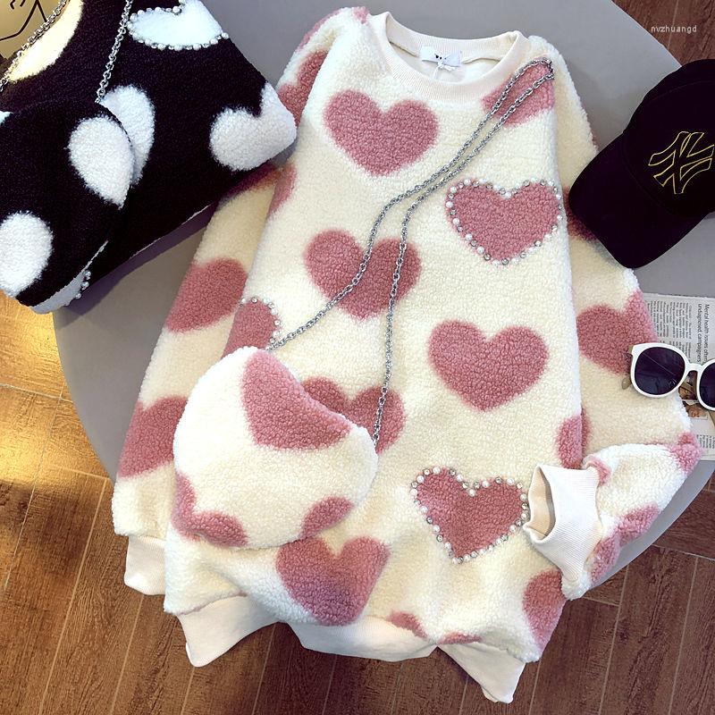 Women's Sweaters Cute Girl Kawaii Long-sleeved Beaded Imitation Lamb Wool Pullover Clothes Guard Women Winter 2023 Fashion Sweater Bag, Black
Women's Sweaters Cute Girl Kawaii Long-sleeved Beaded Imitation Lamb Wool Pullover Clothes Guard Women Winter 2023 Fashion Sweater Bag, Black