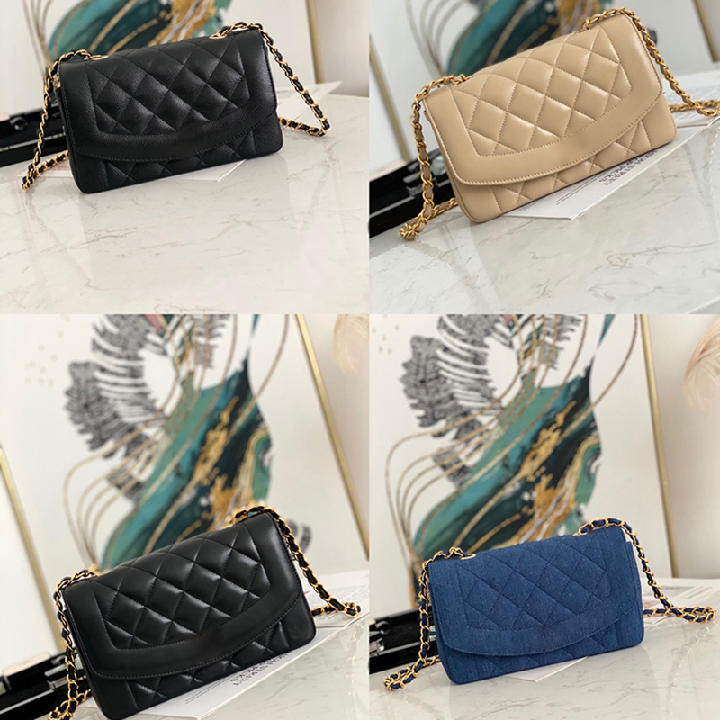 Designer Flap Bags Luxury Shoulder Bag 22.5CM Sheepskin Chain Bag High Imitation Crossbody Bag With Box ZC266
Designer Flap Bags Luxury Shoulder Bag 22.5CM Sheepskin Chain Bag High Imitation Crossbody Bag With Box ZC266