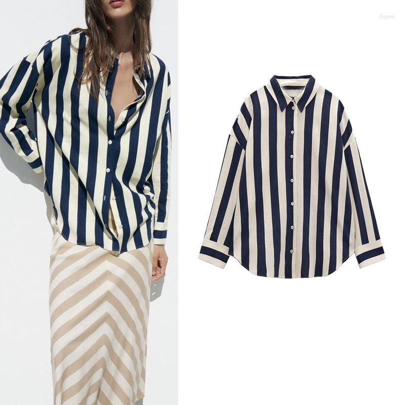 Women's Blouses Women's Summer Retro Western Style Striped Lapel Long-Sleeved Single-breasted Shirt Linen Loose Top, Stripes
Women's Blouses Women's Summer Retro Western Style Striped Lapel Long-Sleeved Single-breasted Shirt Linen Loose Top, Stripes
