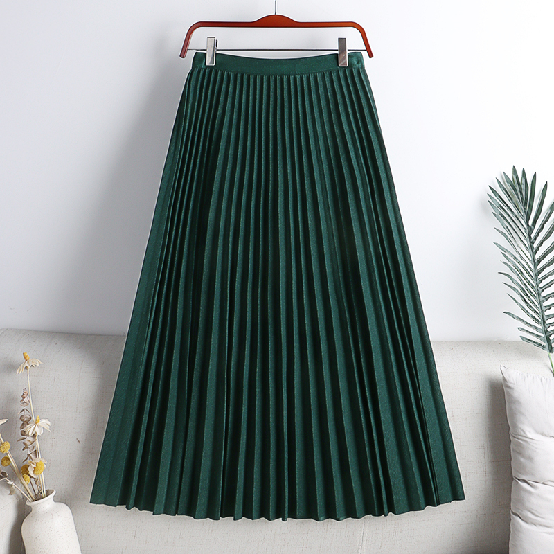 Skirts Pleated Skirt Elegant Elastic High Waist A-LINE Office Ladies Work Midi Long Skirt Black Green Grey Autumn Winter Women's Skirt 230413, Dark brown
Skirts Pleated Skirt Elegant Elastic High Waist A-LINE Office Ladies Work Midi Long Skirt Black Green Grey Autumn Winter Women's Skirt 230413, Dark brown