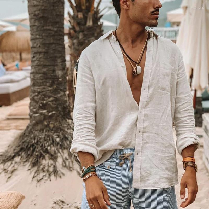 Men' Casual Shirts Men Comfortable Shirt Spring Solid Color Terylene Autumn Long Sleeves Selling Cotton Linen, White
Men' Casual Shirts Men Comfortable Shirt Spring Solid Color Terylene Autumn Long Sleeves Selling Cotton Linen, White
