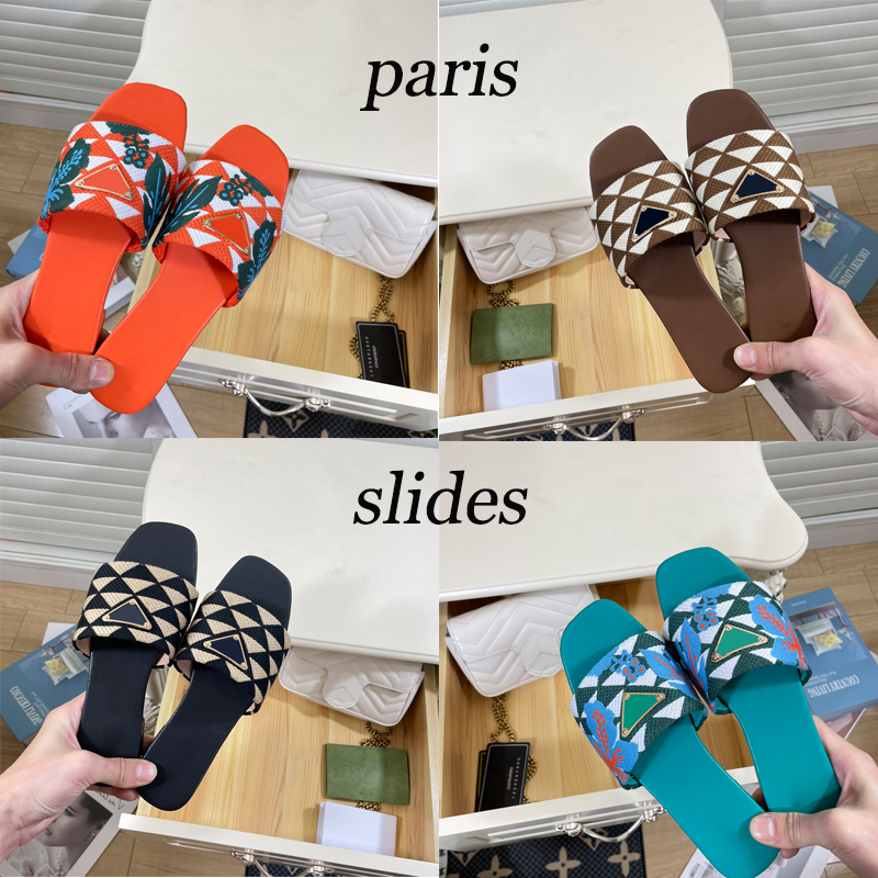 2023 Woman Embroidered Fabric Slides Slippers Multicolor Embroidery Mules Womens Home Flip Flops Casual Sandals Summer Leather Flat Slide Rubber Sole
2023 Woman Embroidered Fabric Slides Slippers Multicolor Embroidery Mules Womens Home Flip Flops Casual Sandals Summer Leather Flat Slide Rubber Sole