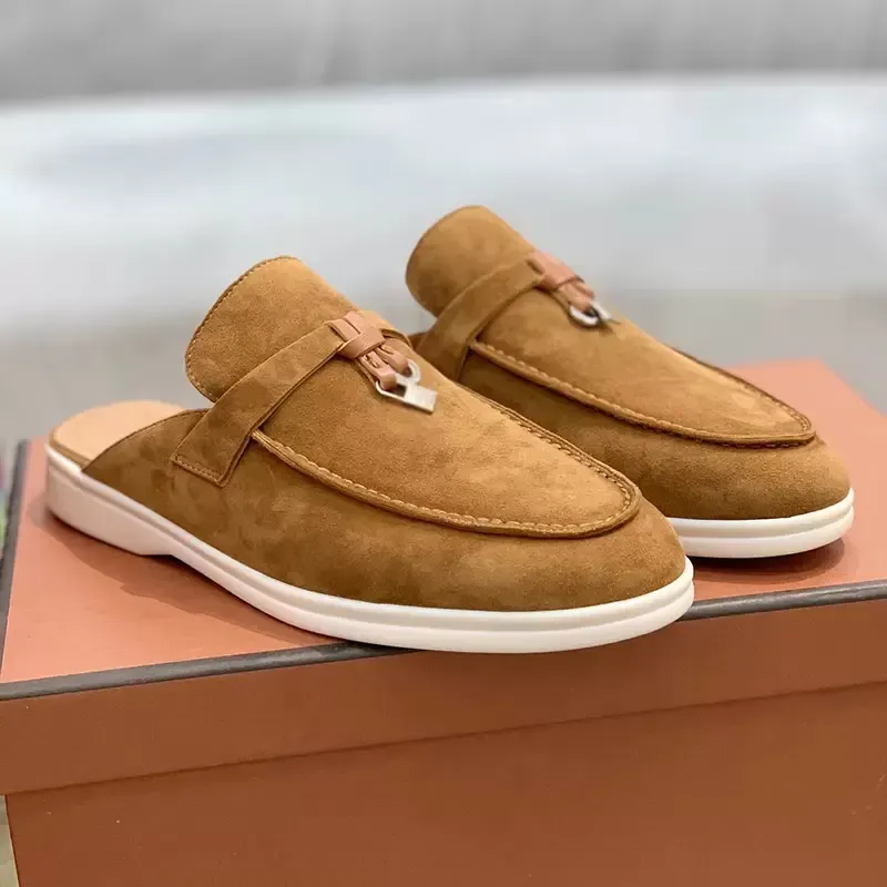 Designer Men Shoes luxury Charms Walk slipper high quality Women casual loafers Platform slippers classic Suede walking Flats mules with Buckle outdoor slides, 11
Designer Men Shoes luxury Charms Walk slipper high quality Women casual loafers Platform slippers classic Suede walking Flats mules with Buckle outdoor slides, 11