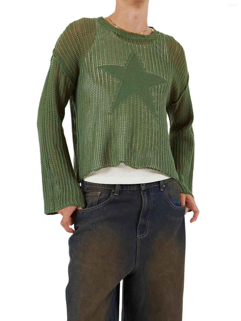 Men' T Shirts Mens Womens Knitting Star Tops Loose Long Sleeve See Through Casual Party Street Fall Summer Sweatshirt Pullover, Black
Men' T Shirts Mens Womens Knitting Star Tops Loose Long Sleeve See Through Casual Party Street Fall Summer Sweatshirt Pullover, Black
