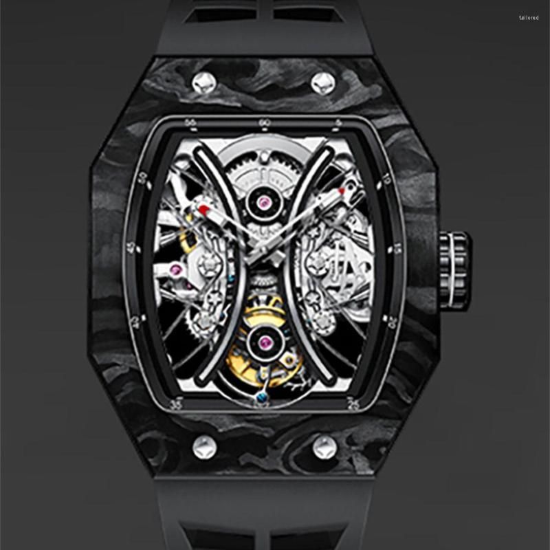 Wristwatches AESOP Real Tourbillon Movement Mechanical Skeleton Watch For Men Sports Waterproof Watches Mens Wrist Top, Black
Wristwatches AESOP Real Tourbillon Movement Mechanical Skeleton Watch For Men Sports Waterproof Watches Mens Wrist Top, Black
