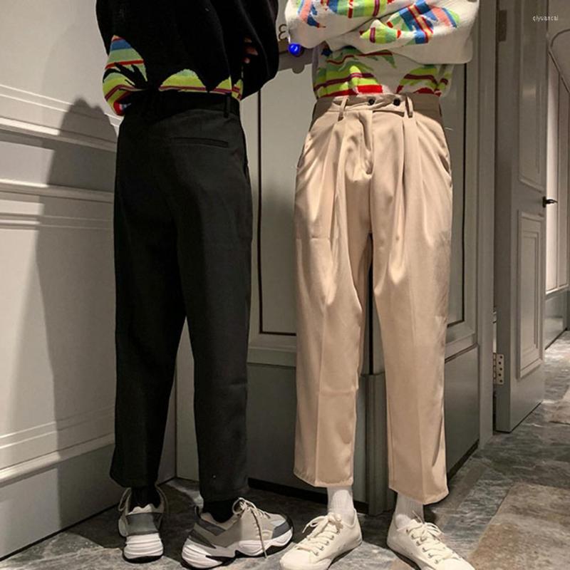 Men's Suits Men Suit Pants Solid Color Straightforward Ninth Trousers Vintage Pocket Deep Crotch Soft Anti-iron, Khaki
Men's Suits Men Suit Pants Solid Color Straightforward Ninth Trousers Vintage Pocket Deep Crotch Soft Anti-iron, Khaki