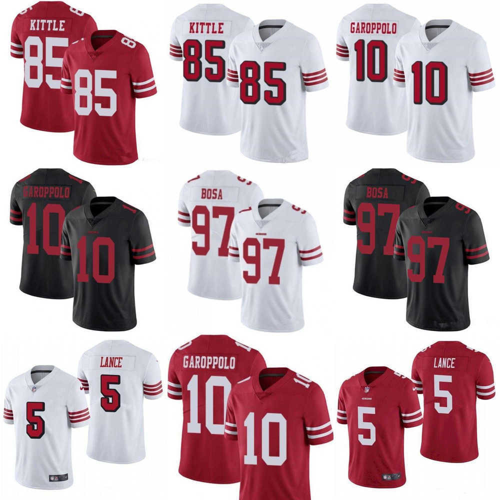 Football Jerseys San Francisco''49ers''Men women Youth 85 George Kittle 97 Nick Bosa 10 Jimmy Garoppolo black 5 Trey Lance, Color
Football Jerseys San Francisco''49ers''Men women Youth 85 George Kittle 97 Nick Bosa 10 Jimmy Garoppolo black 5 Trey Lance, Color