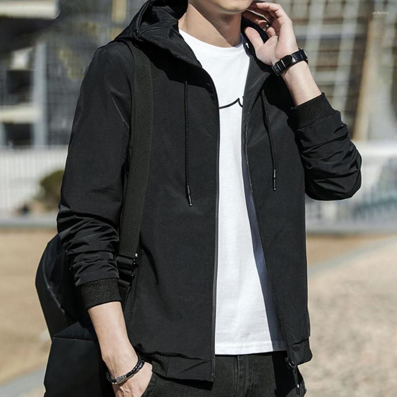 Men's Jackets Trendy Men Outerwear Super Soft Hooded Jacket Long Sleeve Drawstring Alphabet Daily Wear, Black
Men's Jackets Trendy Men Outerwear Super Soft Hooded Jacket Long Sleeve Drawstring Alphabet Daily Wear, Black