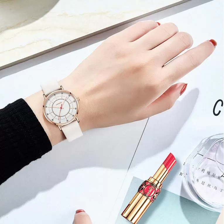 2023 WEIDE New Arrival 3ATM Wristwatches Resistant PU Strap Mineral Mirror Female Ladies Fashion Casual Quartz Wristwatches, Color-1
2023 WEIDE New Arrival 3ATM Wristwatches Resistant PU Strap Mineral Mirror Female Ladies Fashion Casual Quartz Wristwatches, Color-1