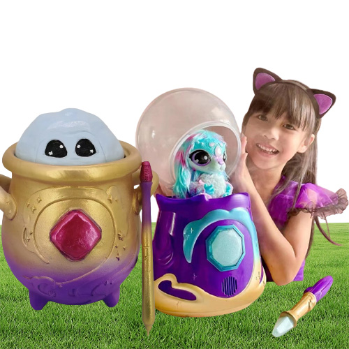 Novelty Items Decorative Objects Figurines Magic Mixies Magic fog pot surprise pet sound light interactive blind box toys authenti7951560
