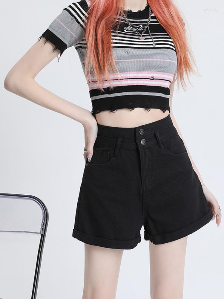 Women's Jeans Vintage High Waist Women's Fashion Shorts Casual Straight Harajuku A-line Streetwear Slim Chic Jean Summer, Black
Women's Jeans Vintage High Waist Women's Fashion Shorts Casual Straight Harajuku A-line Streetwear Slim Chic Jean Summer, Black