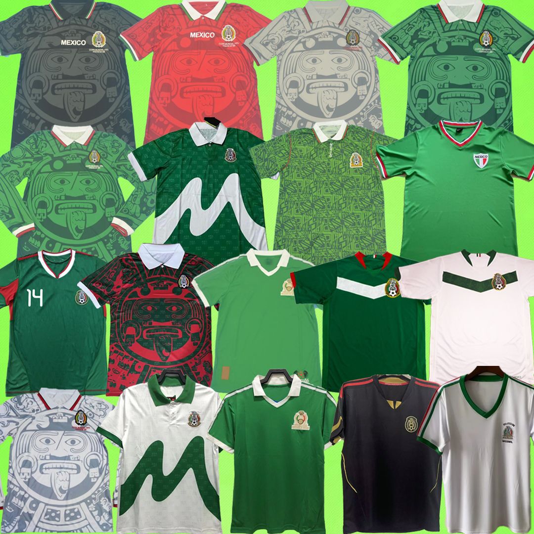 Mexico Retro Soccer Jerseys 1970 1983 1994 1995 1996 1997 1998 2006 2010 2011 2012 long sleeve vintage football shirt T goalkeeper Uniform 70 94 95 96 97 98 06 10 11 12
Mexico Retro Soccer Jerseys 1970 1983 1994 1995 1996 1997 1998 2006 2010 2011 2012 long sleeve vintage football shirt T goalkeeper Uniform 70 94 95 96 97 98 06 10 11 12