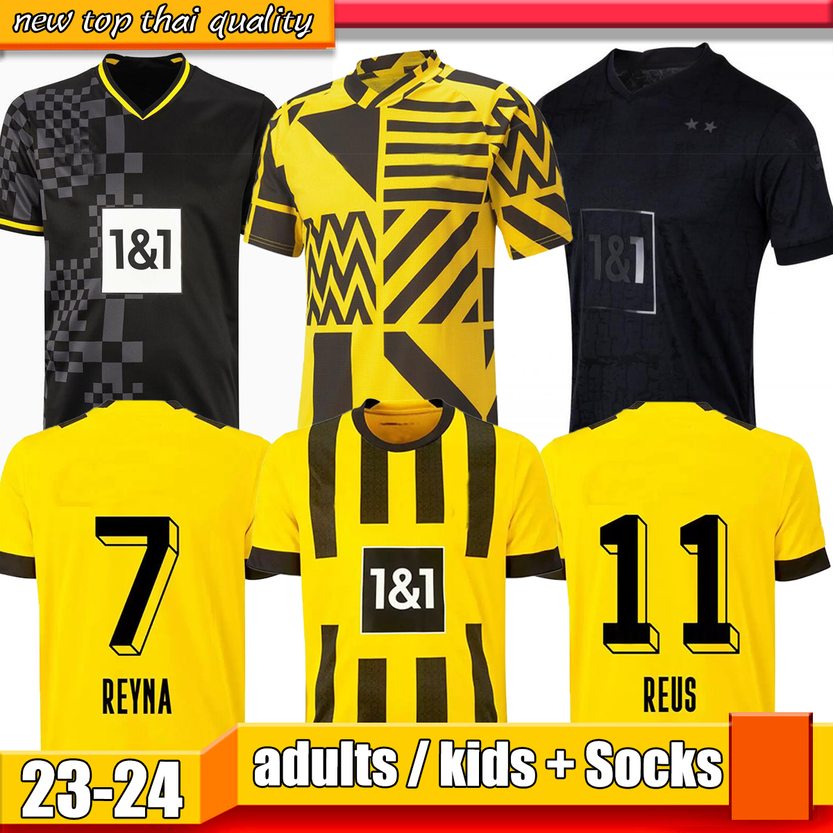 22 23 HALLER soccer jerseys Dortmund home away football shirt REUS REYNA DORTMUND NEONGELB BELLINGHAM HUMMELS BRANDT WITSEL KAMARA Adeyemi men kids kit maillot foot, 10
22 23 HALLER soccer jerseys Dortmund home away football shirt REUS REYNA DORTMUND NEONGELB BELLINGHAM HUMMELS BRANDT WITSEL KAMARA Adeyemi men kids kit maillot foot, 10