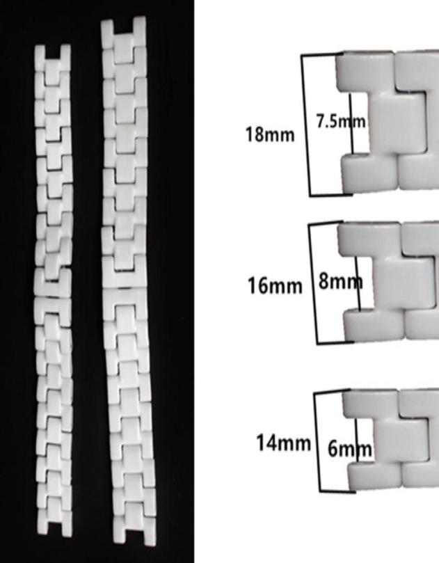 146mm 168mm 1875mm Black White Ceramic Watch Band Strap Bracelet Fit Men Lady Watch1291970
146mm 168mm 1875mm Black White Ceramic Watch Band Strap Bracelet Fit Men Lady Watch1291970