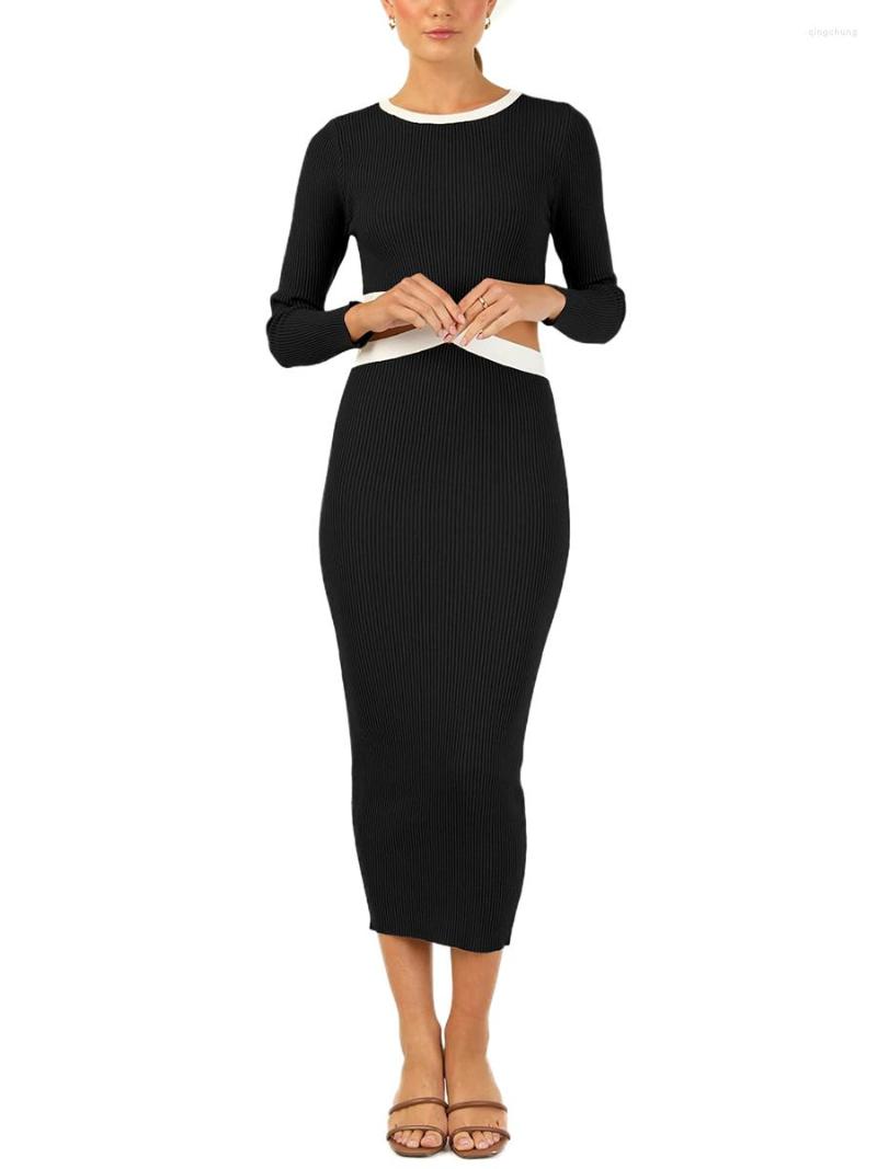 Casual Dresses Women Slim Fit Cutout Bodycon Sweater Dress Rribbed Knit Fall Elgant Cocktail Midi, Brown
Casual Dresses Women Slim Fit Cutout Bodycon Sweater Dress Rribbed Knit Fall Elgant Cocktail Midi, Brown