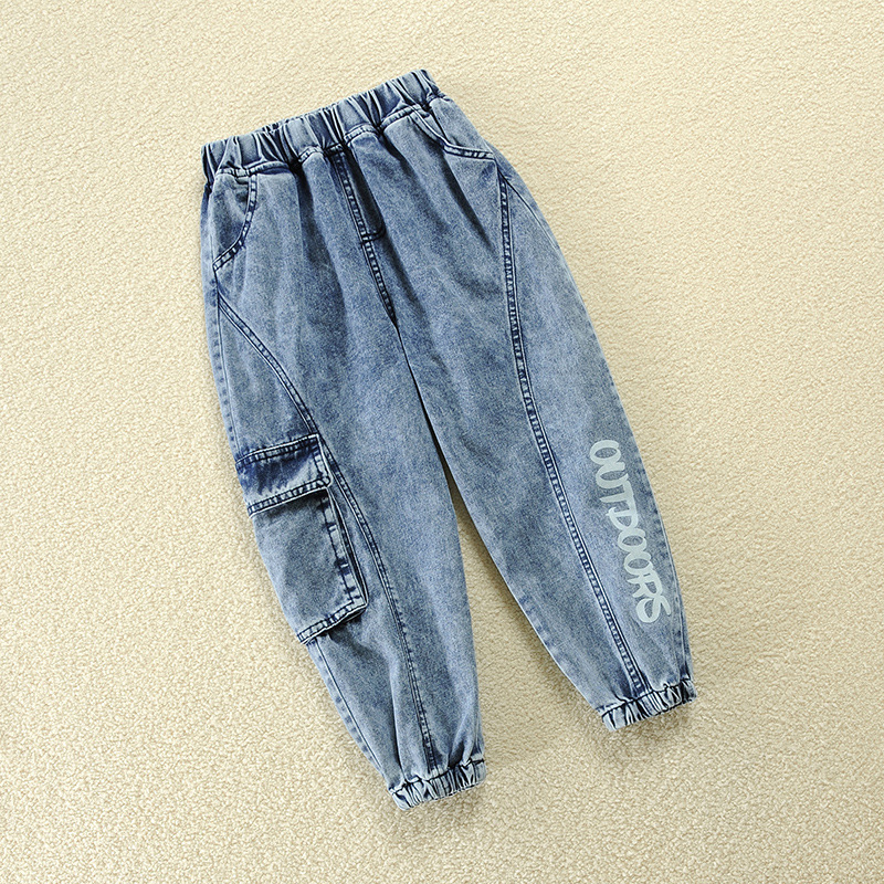 Jeans Kids Boys Beam Foot Jeans Classic Solid Design Children Loose Denim Pants Casual Elastic Waist Trousers 4 To 14 Years Clothes 230413, Beige
Jeans Kids Boys Beam Foot Jeans Classic Solid Design Children Loose Denim Pants Casual Elastic Waist Trousers 4 To 14 Years Clothes 230413, Beige
