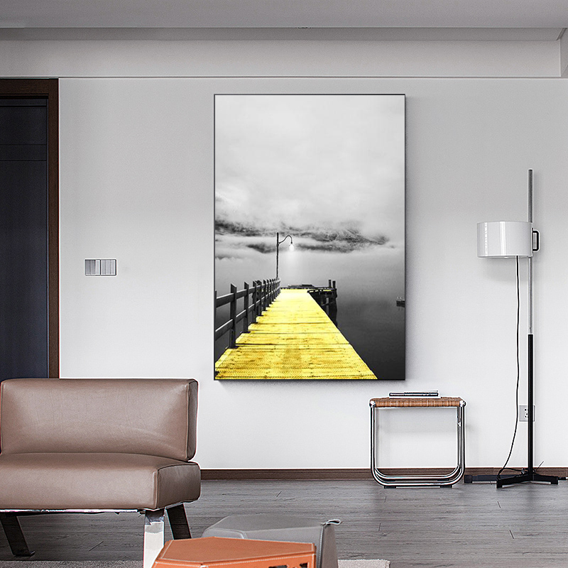 Morden Abstract Landscape Wall Art Gold Bridge Posters Print Nordic Pictures Canvas Prints Paintings For Home Wall Decoration
Morden Abstract Landscape Wall Art Gold Bridge Posters Print Nordic Pictures Canvas Prints Paintings For Home Wall Decoration