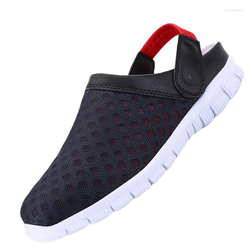 Sandals Summer Unisex Mesh Men Lightweight Sneakers Breathable Outdoor Half Slippers Slip-on Mens Loafers Beach Shoes Zapatillas, 928-black white
Sandals Summer Unisex Mesh Men Lightweight Sneakers Breathable Outdoor Half Slippers Slip-on Mens Loafers Beach Shoes Zapatillas, 928-black white
