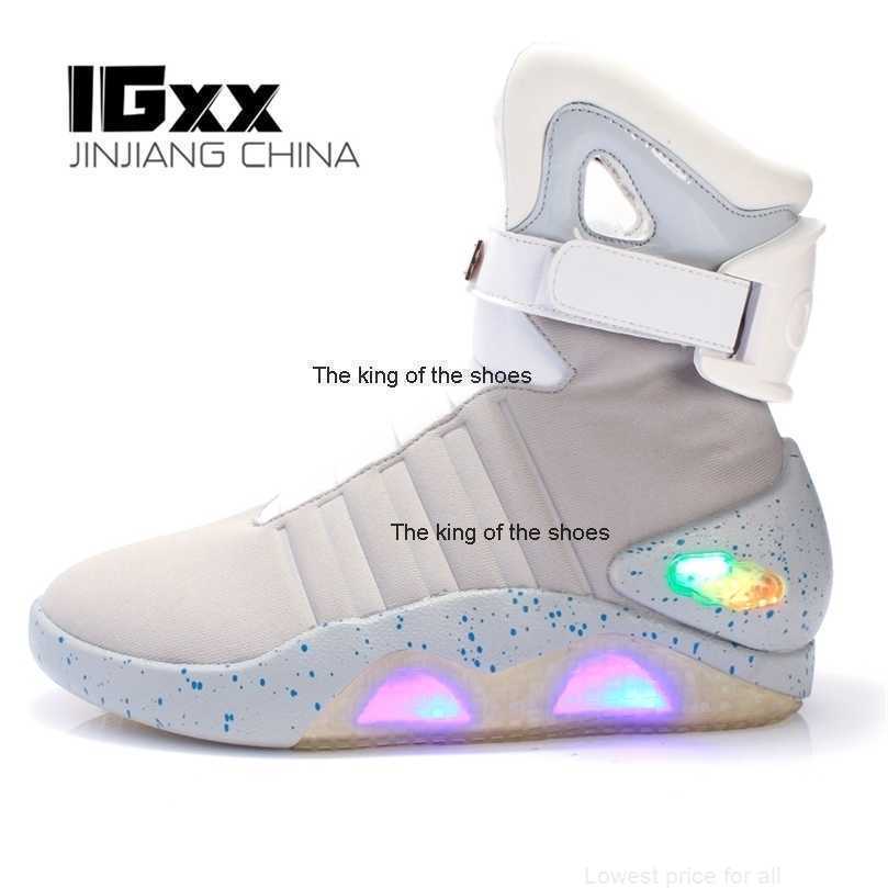 Boots IGxx 1989 Light Up Sneakers LED mag shoes For Men air Shoes USB Recharging Back To The Future street 220927
Boots IGxx 1989 Light Up Sneakers LED mag shoes For Men air Shoes USB Recharging Back To The Future street 220927