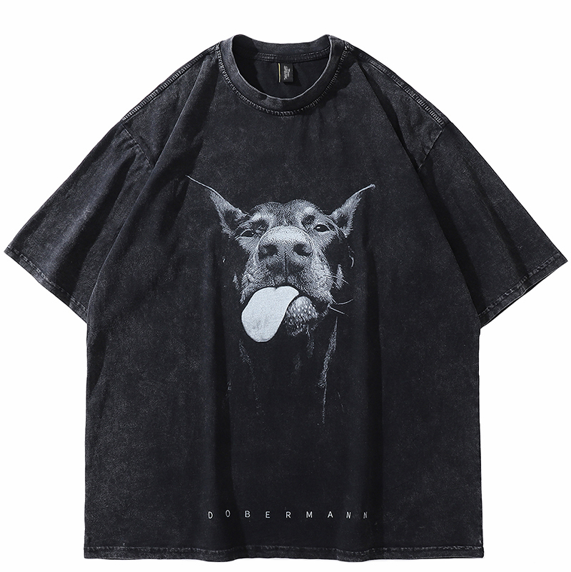 Men's T-Shirts Men Streetwear Hip Hop Oversized T Shirt Funny Doberman Dog Graphic T Shirt Vintage Washed Black Tshirt Harajuku Tee Cotton 230412, A66819
Men's T-Shirts Men Streetwear Hip Hop Oversized T Shirt Funny Doberman Dog Graphic T Shirt Vintage Washed Black Tshirt Harajuku Tee Cotton 230412, A66819