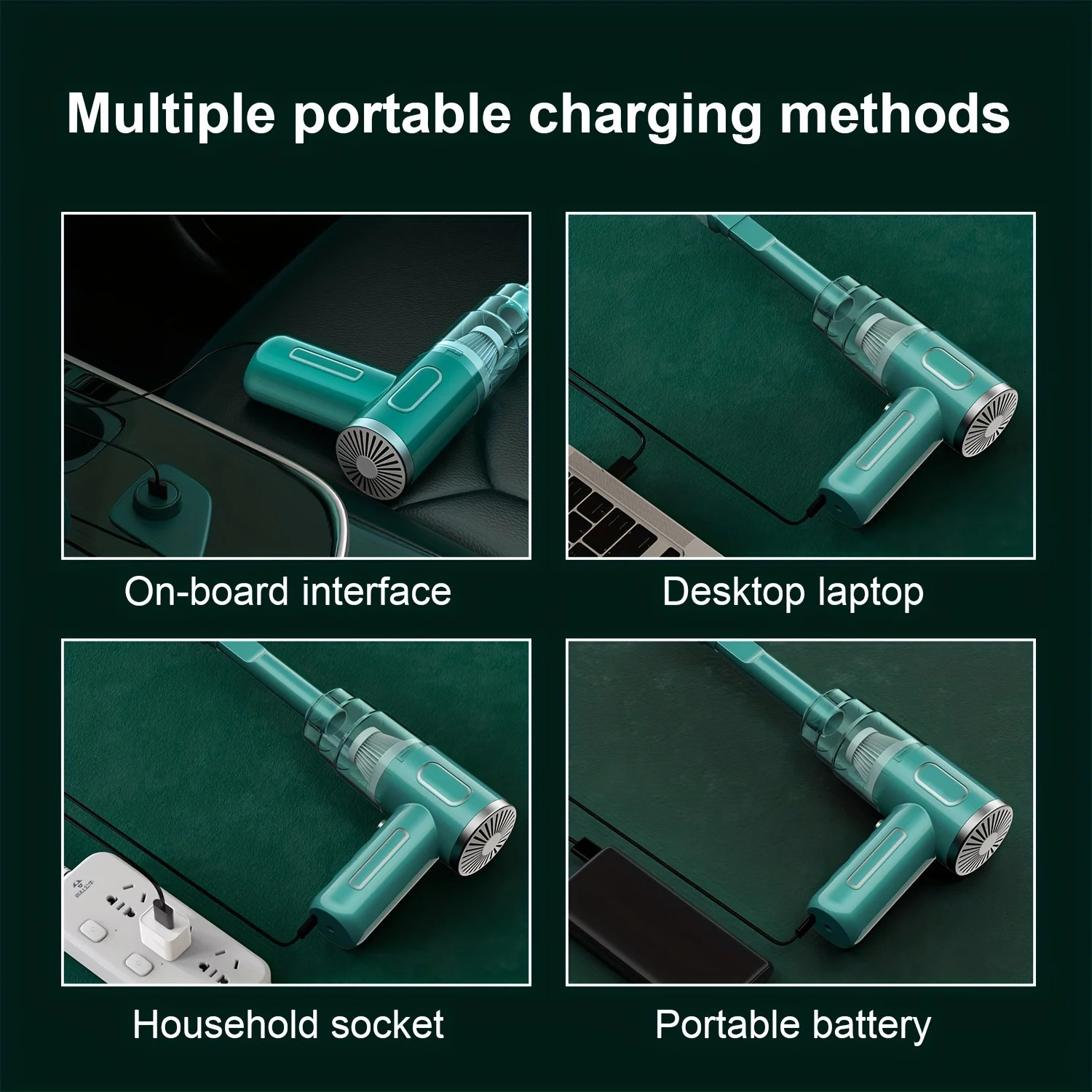 Vacuum Cleaners Wireless Portable Car Vacuum Cleaner Cordless Handheld Auto Vacuum Car Dual Use Mini Vacuum Cleaner Household Appliance 231113 - view 6