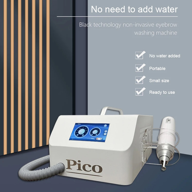 Multiwavelength 3 Probes Changeable Nd Yag Picolaser Tattoo Removal Eyebrow Eyeline Cleaning Pigmentation Improving Speckle Freckle Remove Instrument