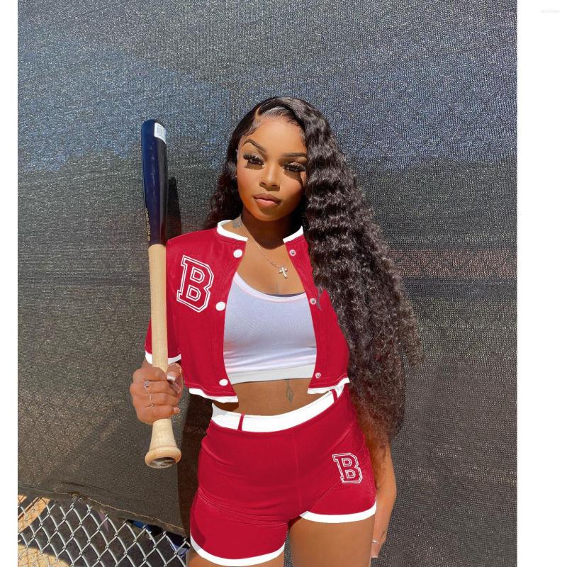 Women' Tracksuits 2023 Women' Baseball Uniform Embroidered Casual Summer Short Sleeve Top Elastic Pants Stitching Sports Two-Piece, Sky blue
Women' Tracksuits 2023 Women' Baseball Uniform Embroidered Casual Summer Short Sleeve Top Elastic Pants Stitching Sports Two-Piece, Sky blue
