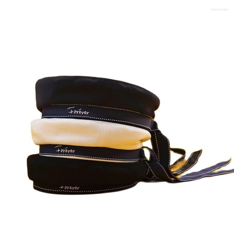 Berets Autumn Winter Fashion Ribbon Women Dome Caps For Female Navy Style Sailor Painter Model Hats Outdoor Lady S Cool Bl27, White
Berets Autumn Winter Fashion Ribbon Women Dome Caps For Female Navy Style Sailor Painter Model Hats Outdoor Lady S Cool Bl27, White