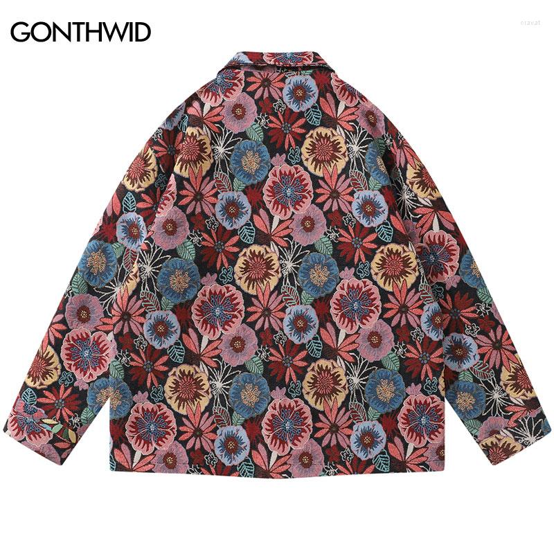 Men's Casual Shirts Hip Hop Thick Jacket Streetwear Vintage Floral Snap Button Shirt Mens Autumn Fashion Loose Coats, Blue
Men's Casual Shirts Hip Hop Thick Jacket Streetwear Vintage Floral Snap Button Shirt Mens Autumn Fashion Loose Coats, Blue