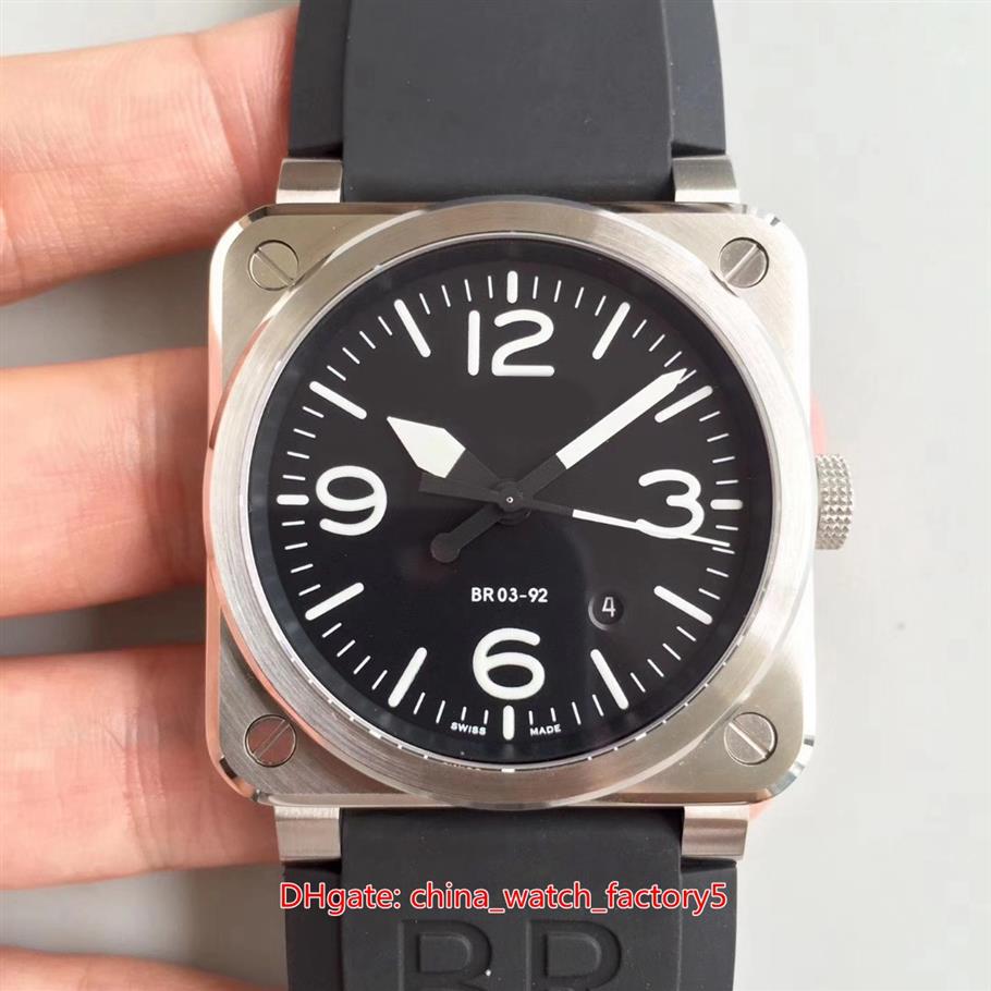 BR Factory 6 Style Top Quality Watches 42mm x 12mm Aviation BR 03-92 Heritage Sapphire Glass Swiss CAL 9015 Movement Automatic Men205o
BR Factory 6 Style Top Quality Watches 42mm x 12mm Aviation BR 03-92 Heritage Sapphire Glass Swiss CAL 9015 Movement Automatic Men205o