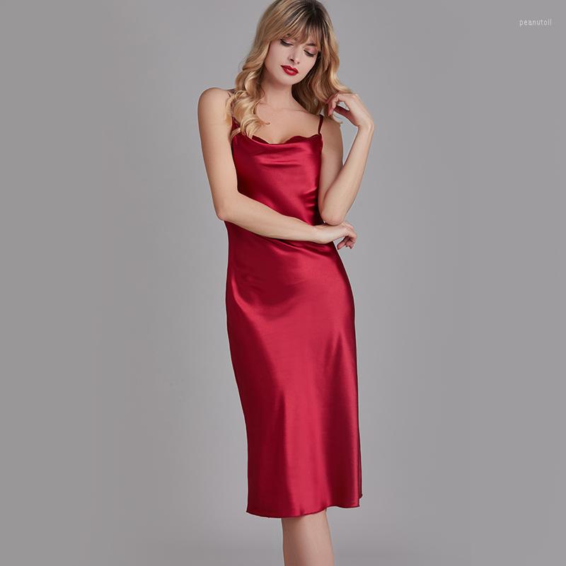 Women' Sleepwear Satin Nightgowns For Women Elegant Women' Suspender Nightdress, Gray
Women' Sleepwear Satin Nightgowns For Women Elegant Women' Suspender Nightdress, Gray
