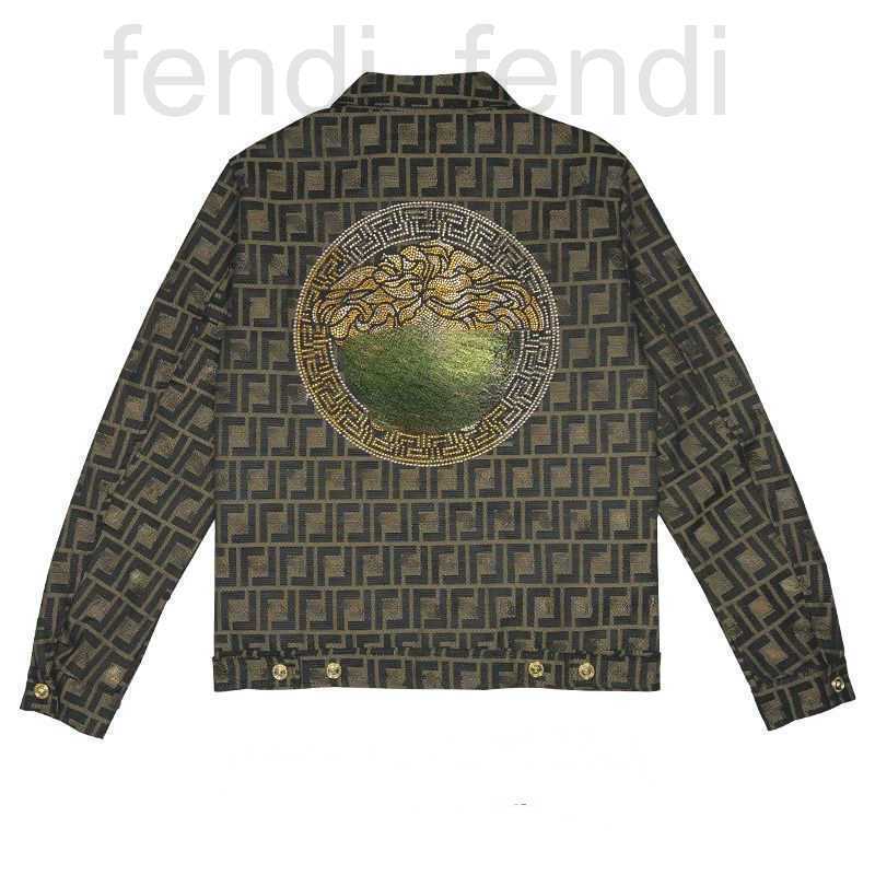 Men's Jackets luxuriousJacquard embroidered denim jackets men women cardigan overcoat Designer jacket Medusa studded diamond baseball Jacket hip hop 4xl 5xl OARU, Brown 
Men's Jackets luxuriousJacquard embroidered denim jackets men women cardigan overcoat Designer jacket Medusa studded diamond baseball Jacket hip hop 4xl 5xl OARU, Brown